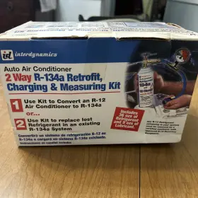 Interdynamics Rkr-7 Auto Air Conditioner 2 Way Retrofit Charging And Measuring Kit