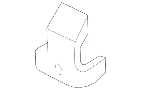 T2H42844 JAGUAR Condenser Lower Bracket