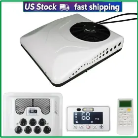 569807713812 JCING-CARBON Air Ac Conditioner Unit Rv Boat