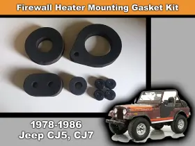 17908.01 JEEP Cj Heater Core Firewall Gasket Seal Mounting