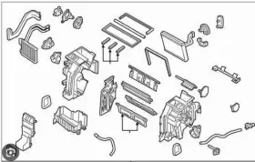 97205D5070 KIA Ac Evaporator Housing Optima