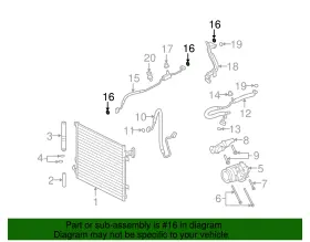 JUU500010 LAND-ROVER Center Ac Line Ring #2