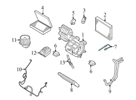 LR015491 LAND ROVER Climate Air Temperature Sensor Hse #3