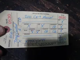 CX-7 MAZDA Temperature Control Manual