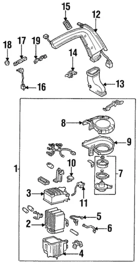 LA05-61-P03 MAZDA Blower
