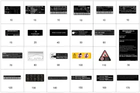 000-817-75-08 MERCEDES Label