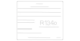 Mercedes-benz 000-817-77-04 Genuine Mercedes-benz Information Label