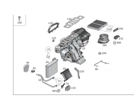 166-830-31-60 MERCEDES Air Conditioning
