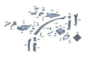 167-831-17-00 MERCEDES Air Duct
