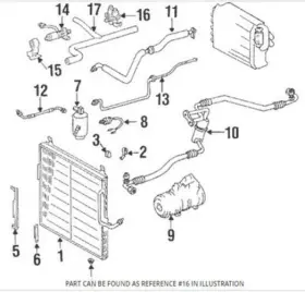 18302084 MERCEDES BENZ Heater Valve 400E W124 #2