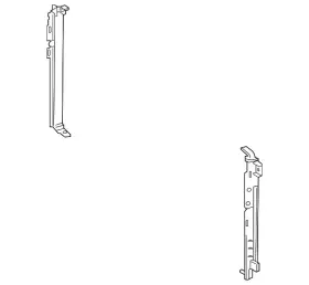 204-501-03-20 MERCEDES Condenser Bracket