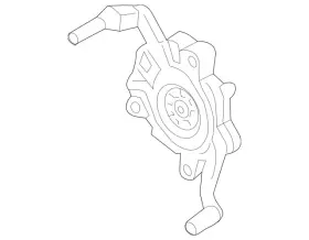 Mercedes-benz 205-830-75-00 Genuine Mercedes-benz Hvac Mode Door Lever Link