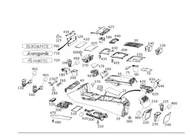 Mercedes-benz 212-680-73-93 Genuine Mercedes-benz Trim Molding