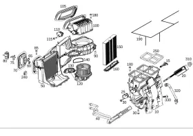 247-830-10-00 MERCEDES Booster Heater