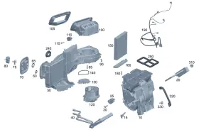 247-830-17-03 MERCEDES Housing Air Conditioner GLA250
