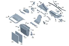 297-830-27-00 MERCEDES Air Duct