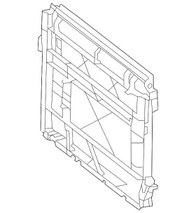 447505004164 MERCEDES Mounting Frame