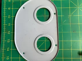 34G3499 Mgb Mgbgt Heater Firewall Elbows Plate