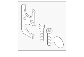 64-11-9-297-737 MINI Evaporator Core Bracket