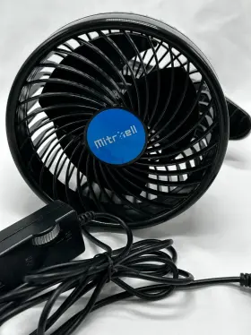 HX-T203E MITCHELL Clip Car Fan Cord Cigarette Lighter Plug #3
