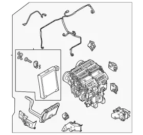 7801B360 MITSUBISHI Air Conditioning Heating Outlander