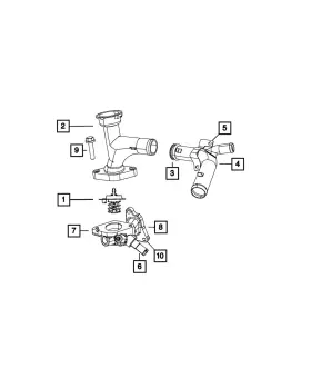 04621653 MOPAR Heater Nipple