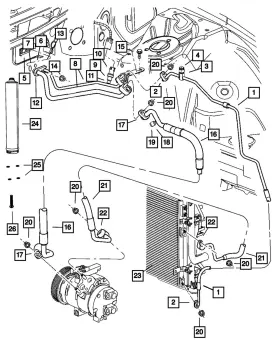 05003461AA MOPAR Line Valve Core