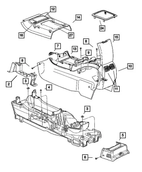 05093568AA MOPAR Air Conditioning Heater Outlet Right
