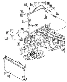 Mopar 05101913aa Genuine A/c Check Valve Cap 5101913aa