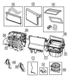05191349AC MOPAR Distribution Housing