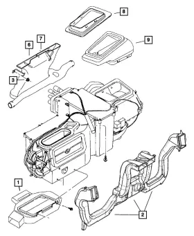 55036467AB MOPAR Air Intake Duct