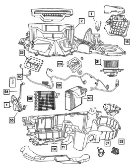 55055983AB MOPAR Housing Stud