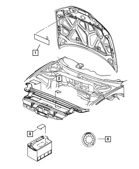 57009274AB MOPAR Air Conditioning Label