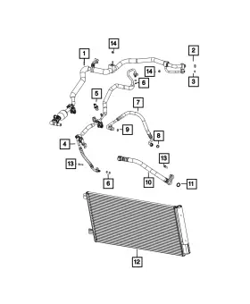 6106085AA MOPAR Line Seal