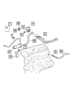 68032899AA MOPAR Water Valve Crossfire