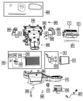68079489AB MOPAR Filter Access Door