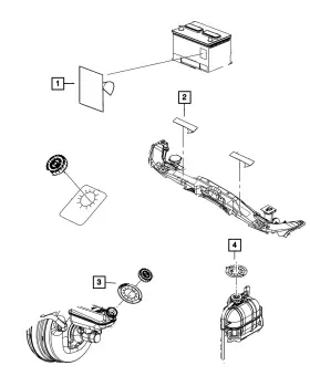 68190201AA MOPAR Air Conditioning Label