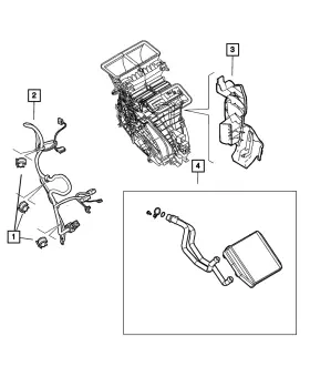 68241615AA MOPAR Center Distribution Cover