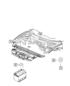 68266971AA MOPAR Air Conditioning Label