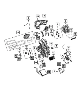 Mopar 68350323ab Genuine Distribution Housing