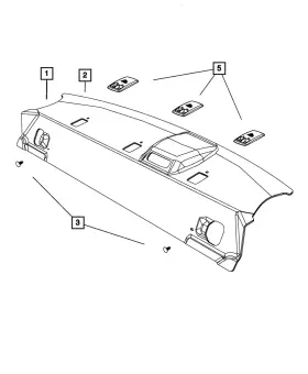 68369284AA MOPAR Panel Seal