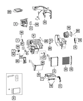 68396055AA MOPAR Air Temperature Sensor