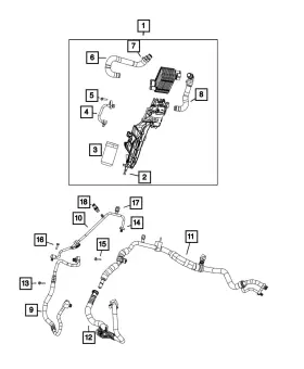 68400471AA MOPAR Condenser Bracket 500X