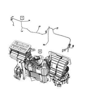 68442373AA MOPAR Heater Wiring