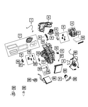 68541202AA MOPAR Module Cover