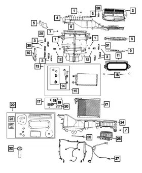 68542651AB MOPAR Distribution Housing
