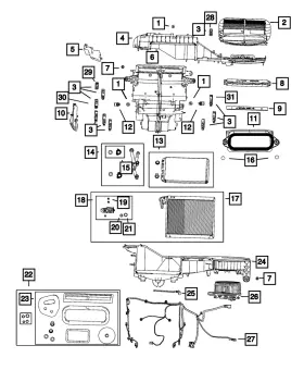 68579040AA MOPAR Distribution Housing