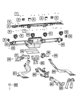 6AB661VAAC MOPAR Air Conditioning Heater Outlet