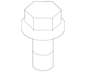 11916-3Z010 NISSAN Compressor Bolt