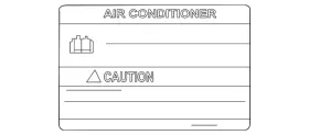 27090-E955C NISSAN Ac Label Rogue